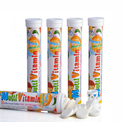 GMP Certified Multivitamin Nutritional Supplement OEM Sweet Orange Vitamin C Effervescent Tablets