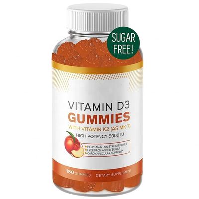 private label  candy gummy custom logo Supports Calcium Absorption gummy candies vitamin D3 candy gummies