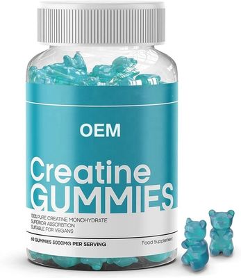 OEM Private label Creatine HCL Energy booster gummies Creatine gummies Muscle Building Energy Gummies Supplement