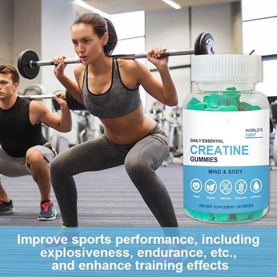 OEM Private label Creatine HCL Energy booster gummies Creatine gummies Muscle Building Energy Gummies Supplement