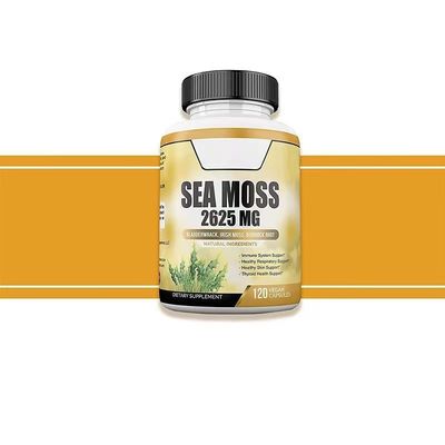 Wholesale Private label Healthcare sea moss capsule Vitamin C rich organic irish moss Health Strength Immune Detox Energy