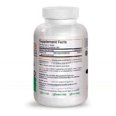 Factory supplement OEM/ODM Vitamin D3 K2 D3 5000 IU K2 100mcg with D3 and k2 vitamin supplement
