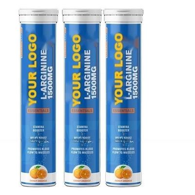 Pre Workout Supplement Natural Effervescent Energy Tablets  For Sports