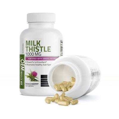 Private label Milk thistle capsules Protect the liver detoxify the face for healthcare