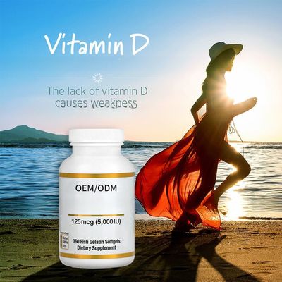 Factory supplement High Potency Vitamin D3, 10,000 IU soft capsule for supplement