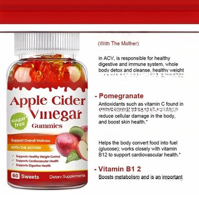 Healthcare Supplement keto apple cider vinegar vitamin d immune support  flat cider loss gummy