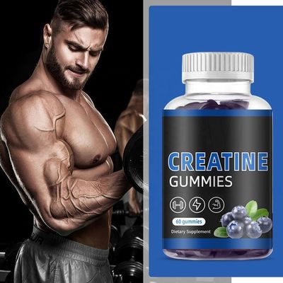 OEM/ODM Creatine Monohydrate Gummy Support Energy For Sports With 3000mg Creatine Muscle Builder Supplement 60 Gummies