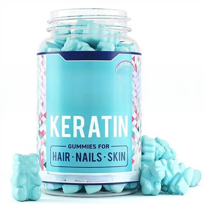 Women Vegan Private label Beauty Skin Care Hair &amp; Skin &amp; Nail Vitamin C Biotin Collagen Hyaluronic Acid Gummies