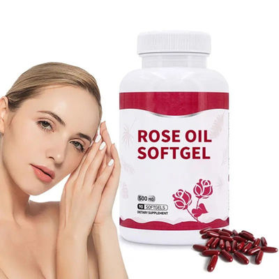 Factory Natural Health Food Rose oil soft capsule  Extract Skin Whitening with Vitamin C capsule