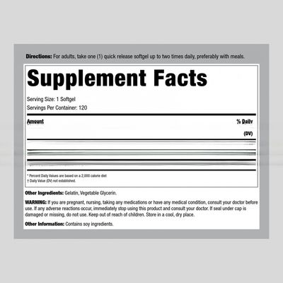 OEM/ODM factory supply healthcare  Soybean Lecithin softgels 1200mg for daily supplement